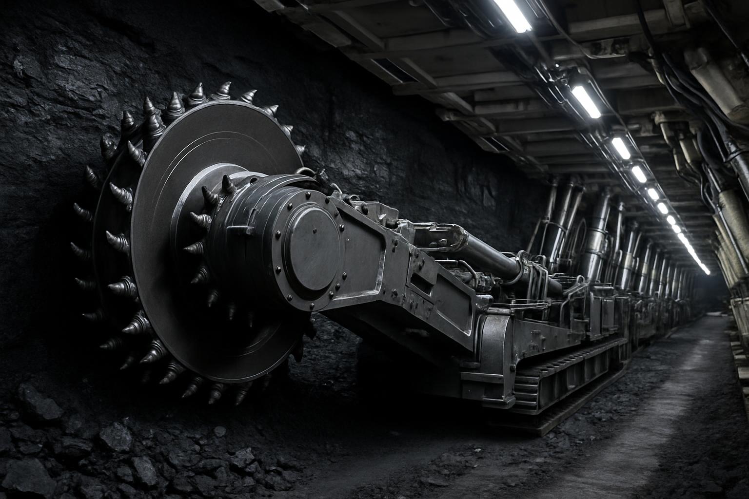 采煤机大修现场