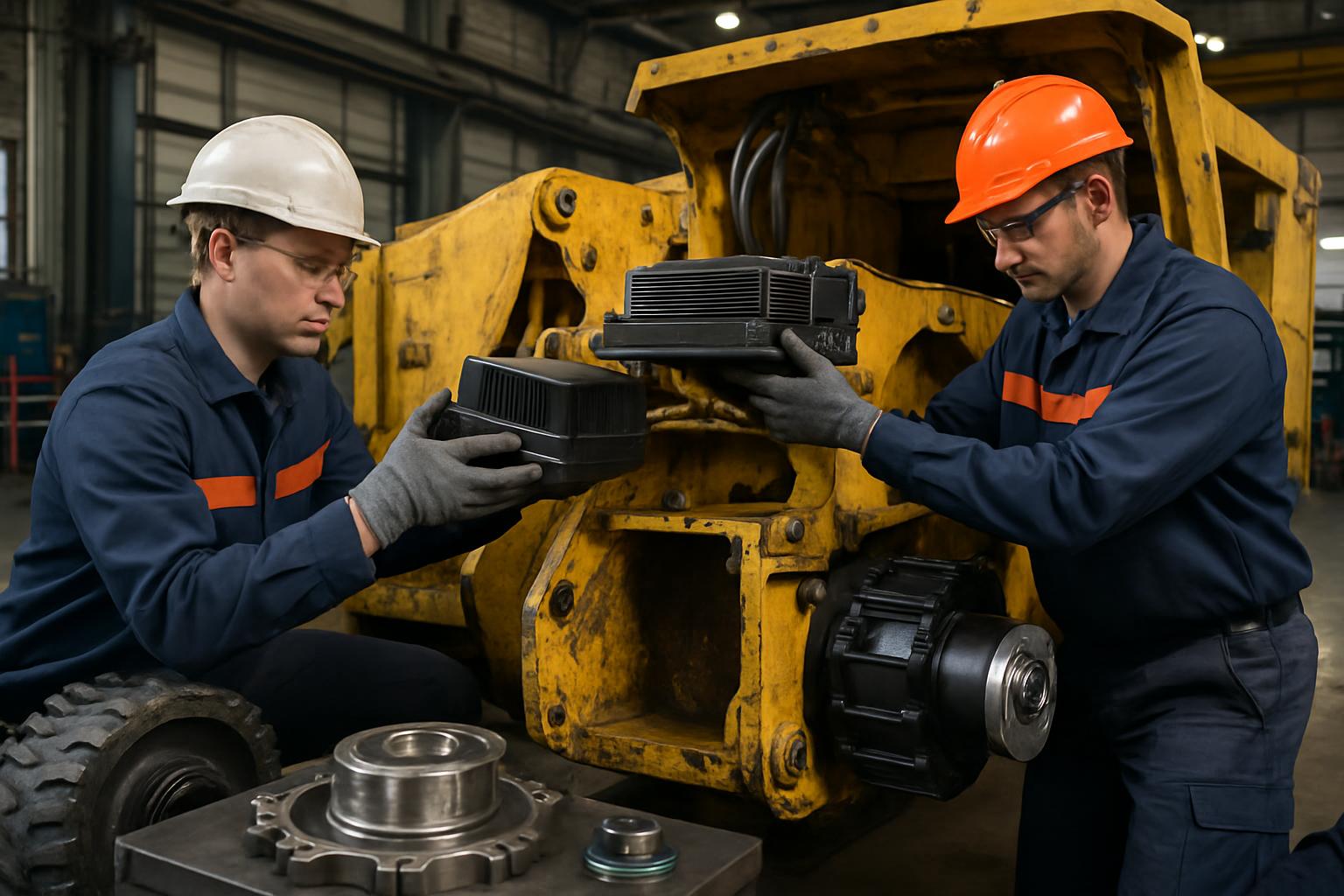 采煤机大修装配